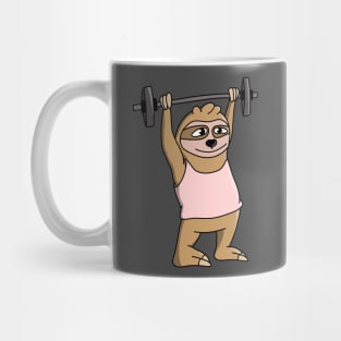 Funny Workout Sloth Mug